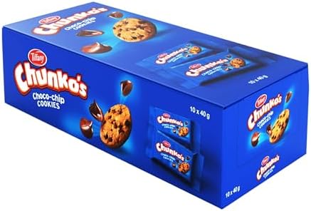 Tiffany Chunko's Bite-sized Chocolate Chip Cookies, 10x40g