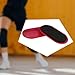 Vaveren 2Pcs Exercise Core Sliders Ab Floor Gliders Strength Training Lightweight Slide Pads Sliding Discs for Home Yoga, red