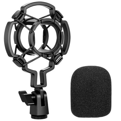 Universal Microphone Shock Mount with Pop Filter