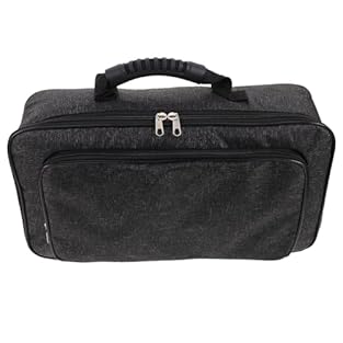 Enhanced portability: featuring a strap, the effect pedalboard carry bag offers effortless transportation, ensuring your guitar effector bag is always performanceready,pedalboard hard case,guitar effector bag Portable convenience: featuring a comfort...