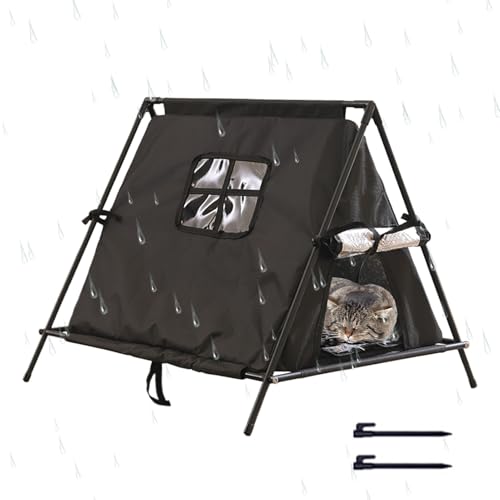 Abri d'extérieur pour chat isolant pour balcon et terrasse de jardin - 2