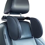 HEAPANY Car Headrest Pillow with Hook, Roadpal Adjustable Head Resting Sleeping Pillows for Cars Seat, Travel Neck Support Pillows for Kids & Adults