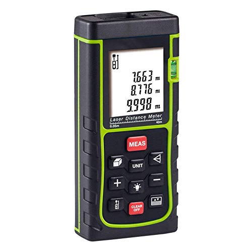 Preisvergleich Produktbild Signstek Mini Digital Laser Distanzmesser Distanzmessgerät Entfernungsmessgerät Laser Entfernungsmesser 40m für Volumen / Fläche / Pythagoras Messungen
