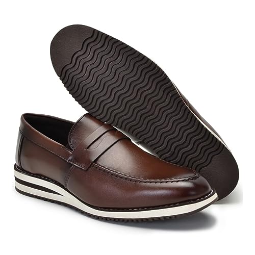 Sapato Social Masculino Casual Esporte Fino Oxford Sapatênis Confortável Gravata Sem Cadarço (40, MA