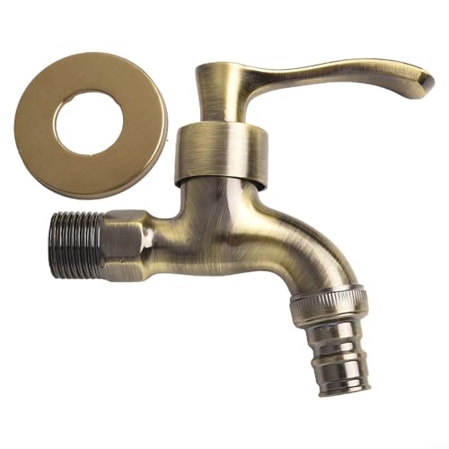 Grifo vintage, aleación de zinc antiguo, lavabo de bronce para el hogar, cocina,...