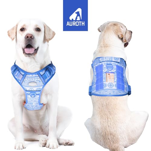 Image of AUROTH Dog Harness for Large Dogs, No Pull Tactical Dog Vest Heavy Duty