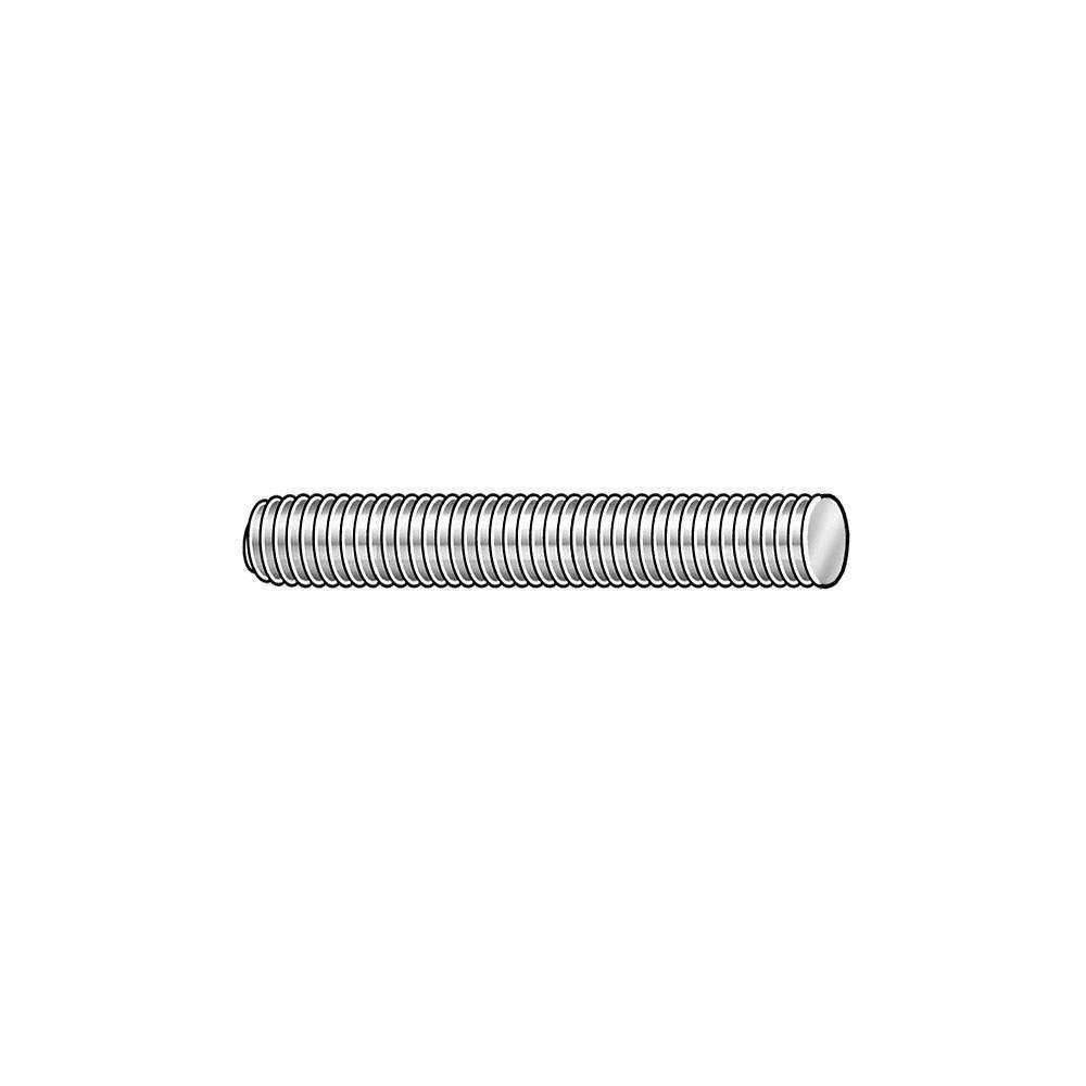 Threaded Rod, 316 SS, 3/8-24x2 ft