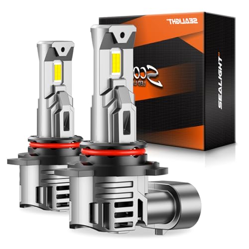 SEALIGHT 9012 High-Intensity LED Bulbs, 40000LM, Cool White 6500K, Quick 3-Minute Installation, Longevity of 60,000+ Hours, Pack of 2 Perfect for Fog Lights