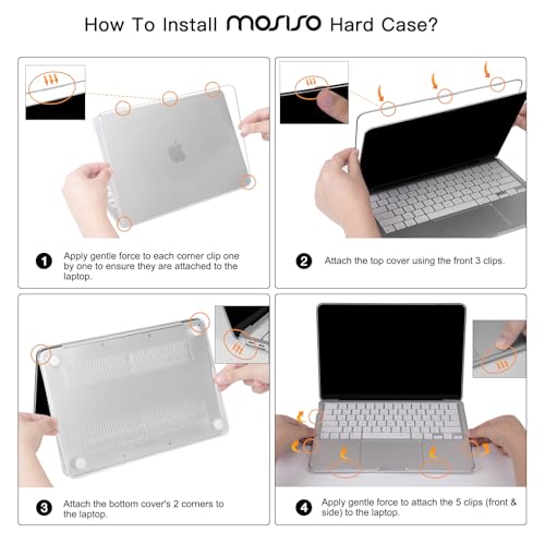 MOSISO Compatible with MacBook Neo Case 13 inch 2026, Crystal Blush by MOSISO - Used condition - Image 9