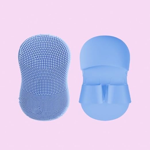 Image of Face Scrubber for Women and Men, Silicone Face Cleansing Brush Face Scrubbers Soft Exfoliators Cleaning Tool Massage Washing Pore Cleanser Pimples Blackhead Remover Deep Cleans Skin Care 1pcs