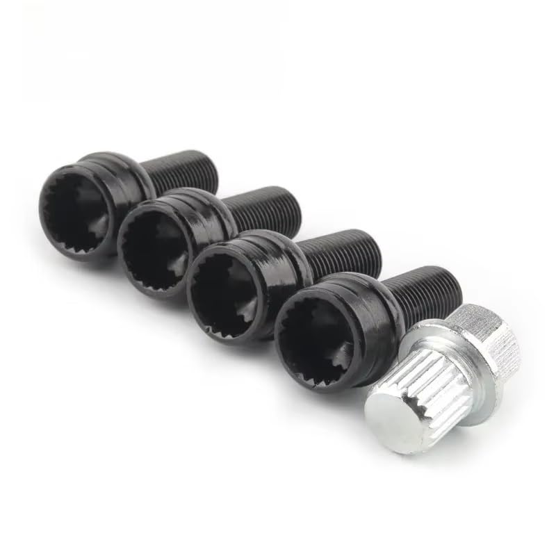 Pernos rueda coche VW Bora juego de tuercas de bloqueo M14x1.5 kit de 5 unidades para buje neumático