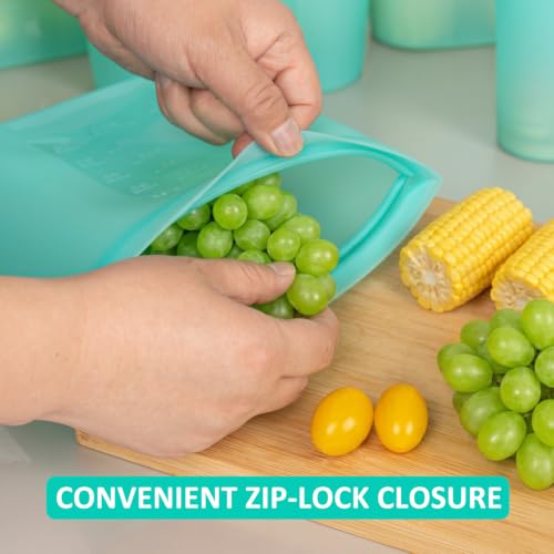12 Pack Reusable Silicone Bags