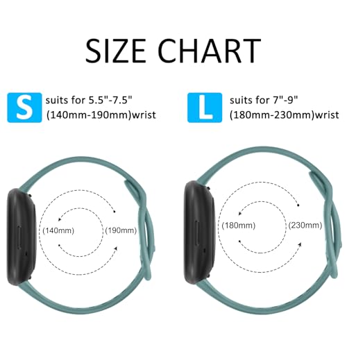 Image of Meliya Soft Strap for Fitbit Versa 4 / Versa 3 / Sense 2 / Sense(Watch Not Included), Flexible Premium Elastomer TPU Adjustable Watch Straps, Sport Replacement Band for Women Men