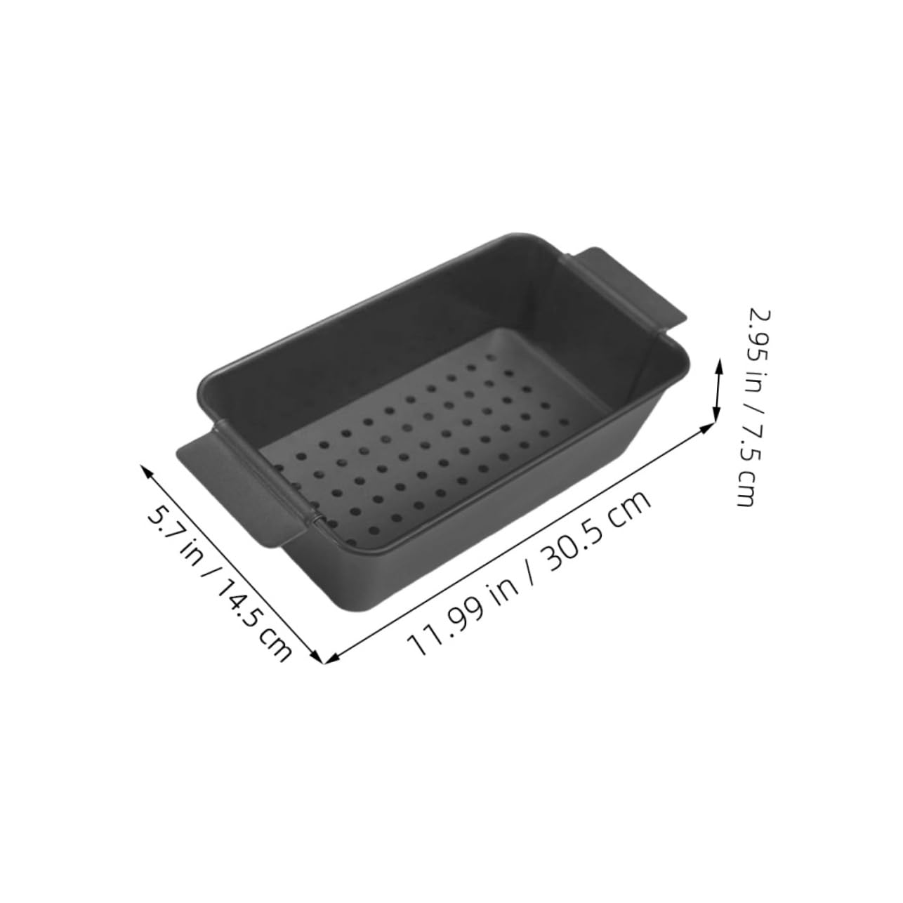 2kawałki Czarny Mould Do Pieczenia Chleba z Pokrywką Nieprzywierająca Forma Do Pieczenia Wytrzymały Wypiekacz Chleba i Mięsa Wypieki