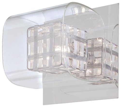 Image of George Kovacs P800-077, Jewel Box, 1 Light Bath Fixture, Chrome