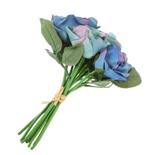 GOOHOCHY Ramo De Rosas Artificiales Novia Ramo De Rosas Artificial Ramo De Boda Fauk Flores De La Boda Ramo Floral Artificial Ramo De Novia Flor De Seda Accesorios De Dama De Honor Vestido