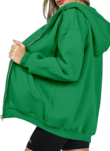 Image of PRETTYGARDEN Women's Fall Zip Up Hoodies Sweatshirts