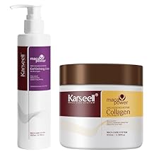 Karseell Curling Perfection Curl-Defining Cream & Collagen Hair Treatment Deep Repair Conditioning