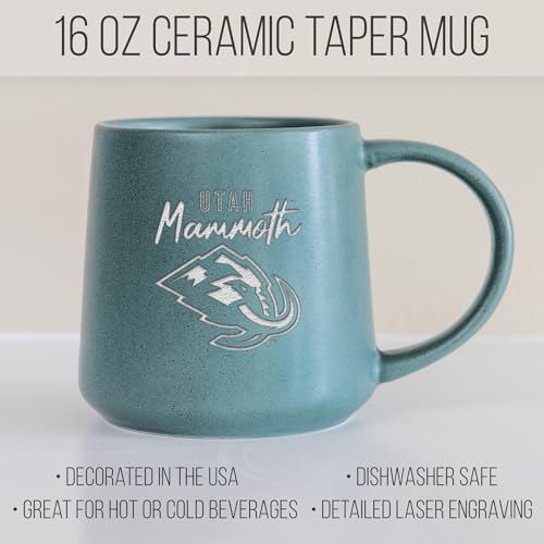 Mug de cerámica 16 oz Rico Industries NHL Hockey Utah Mammoth miniatura 6