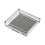 CAMPINGMOON Tostadora de pan para estufa de camping Gas Fire 304 Tostadora de pan de acero inoxidable tamaño pequeño US-1312 (mediano (US-1615))