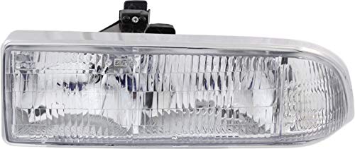 Evan Fischer Driver Side Headlight for Chevrolet S10 1998-2004 Halogen With bulb(s) Replaces# 16526217