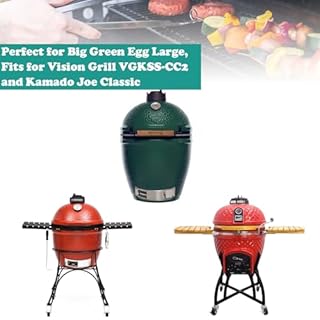 Full Size Griddle for Big Green Egg Large, Flat Top Griddle for Vision Grill VGKSS-CC2, B-11N1A1-Y2A Kamado Joe Classic, Fits Other 18 inch Kamado Charcoal Grills Accessories