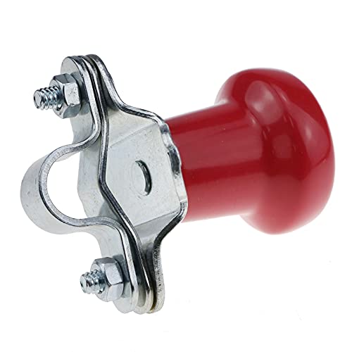 Dvparts Red Universal Tractor Steering Wheel Spinner Knob Rubber Knob Steering Wheel Sleeve Wsv122R For John Deere Case Ih International Farmall And M (Red) #TOP3