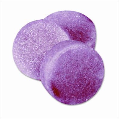 Urinal Deodorizer Blocks, 4-oz. Block, Cherry Fragrance, 12 Blocks/Box