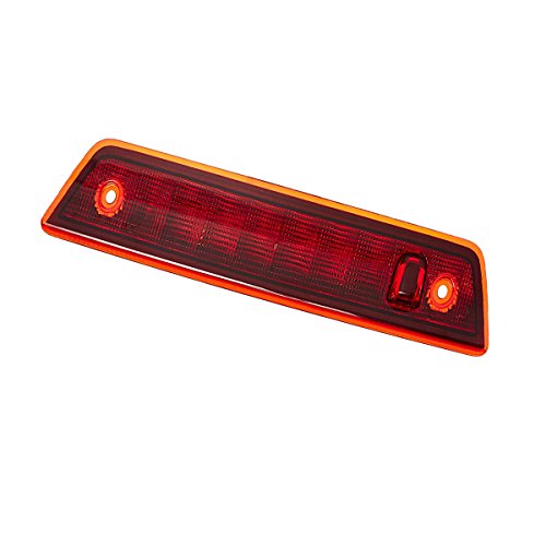 High Mount Light 3rd Brake Light Rear Tail Light For 2005-2010 Grand Cherokee third Brake Light High Mount Stop Light Red Lens LED Brake Lamp Replacement Waterproof
