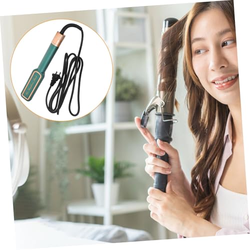 Plancha para el cabello con temperatura ajustable, portátil y ligera para mujeres, placas cerámicas seguras contra quemaduras, enchufe estadounidense, regalo ideal para uso al aire libre miniatura 5