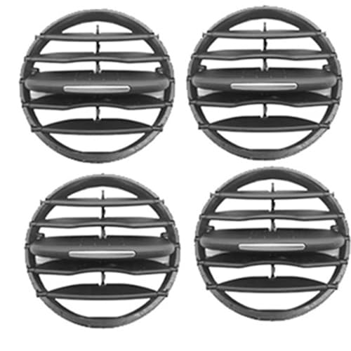 Rejilla de salida de aire redonda para salpicadero VW Tiguan 2010-2017, kit de 4 piezas