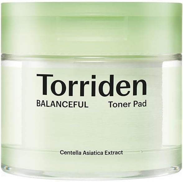 Balanceful Toner Pads | 60pcs | Soothes and Exfoliates Rough Texture in Oily Sensitive Skin, 5D CICA Complex, LHAs, Korean Skincare
