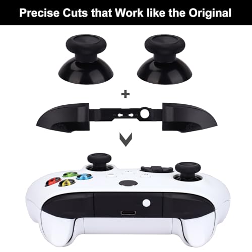 Image of Lb Rb Bumper Button Replacement for Xbox Series X S Controller, Shoulder Trigger Buttons Top Middle Bracket Replacement Parts for Xbox Series X S Controller
