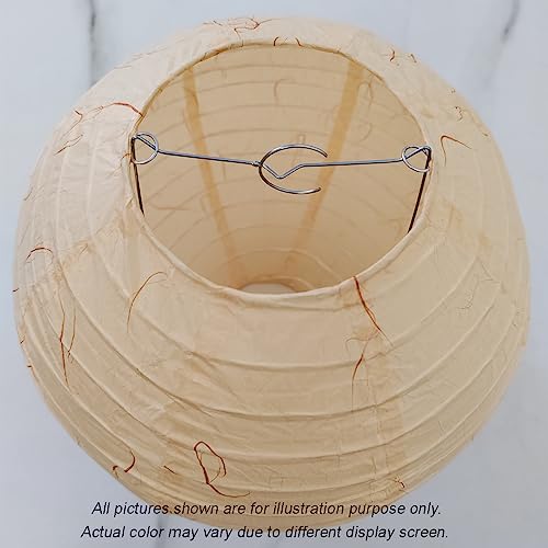 Image of 8 Inch Cloud Dragon Paper Lantern, Chinese Japanese Paper Lantern Lamp(Set of 5, Beige)