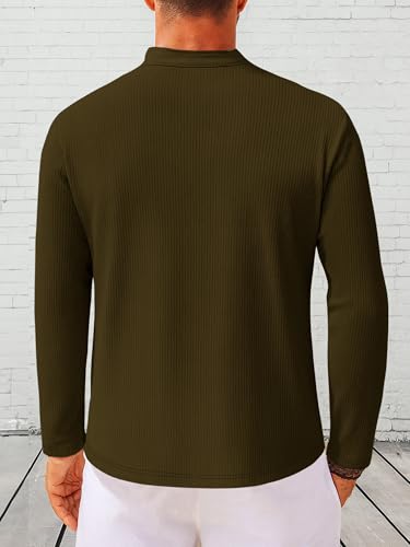 Image of Noble Monk Relax Fit |Textured| Lycra | Polo Neck T-Shirt