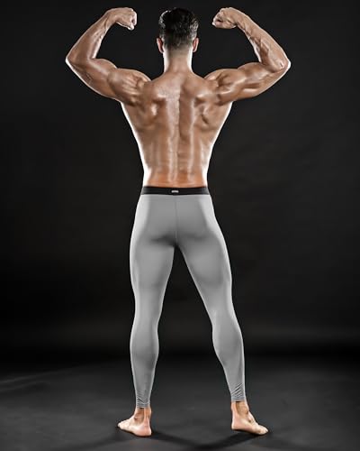 Image of DRSKIN Men's Compression Pants (5 /4 /3 Pack) Quick Dry Tights Leggings Sports Baselayer Running Gym Workout