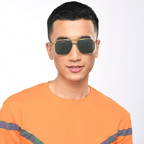 Image of Hip Hop Full Rim Square Branded and Stylish Sunglasses For Men & Women | Polarized and 100% UV Protected | Medium | LK S15200