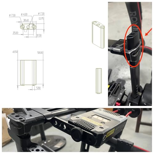 Image of Height Increasing Column Expanding Creative Horizons Flexible Booster Column with Image Transmission Bracket for DJI Ronin 2 Camera