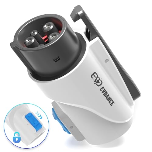 EVDANCE Tesla to J1772 Charging Adapter - Max 80A & 250V J1772 EV Adapter Compatible with Tesla Destination Chargers and Mobile Connectors (for Tesla Level 1/2 Chargers(80A Max), White) by EVDANCE - Image 2