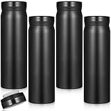 Dandat 4 Pieces 10 oz Mini Water Bottle Kids Stainless Steel Water Bottle Portable Thermal Cups for Hot and Cold Drinks Mini Insulated Mug for Coffee, Tea, Water, 8 Hours Hot and 10 Hours Cold