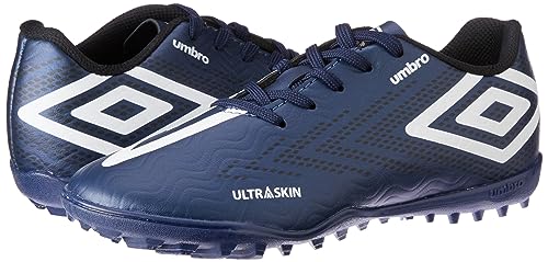 Chuteira Society, Ultraskin Junior, Umbro, Infantil, Marinho/Branco/Preto, 28