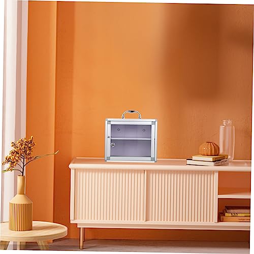 Boîte de rangement médicale verrouillable avec bac pour articles divers
