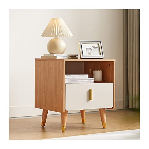 Table de nuit avec tiroir et étagère ouverte pour la chambre