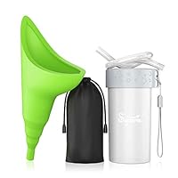 Urinella für Frauen Weibliches Urinal Silikon Faltbar Trichter