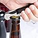 Pulltap's Double-Hinged Waiters Corkscrew, Black and Stainless Steel