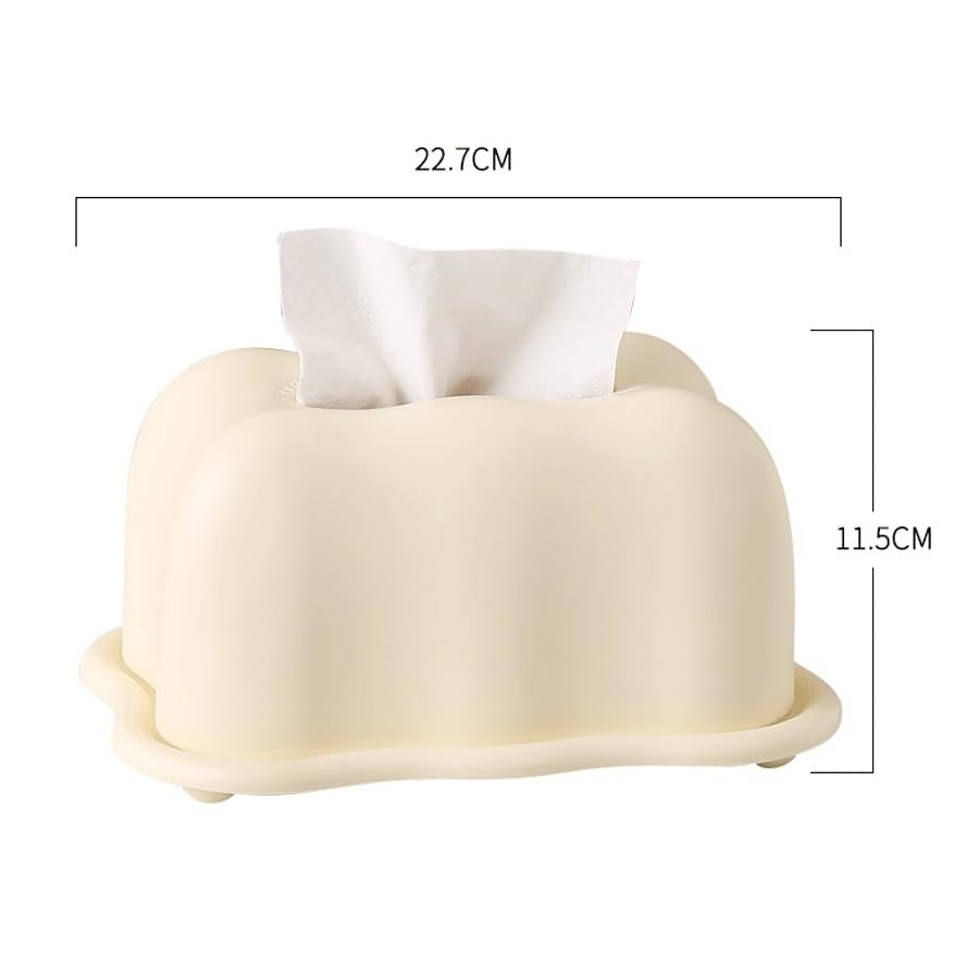 Łatwe zadania Pudełko na ręczniki papierowe, minimalistyczny rysunek, dekoracja salonu, stół jadalny(Beige)