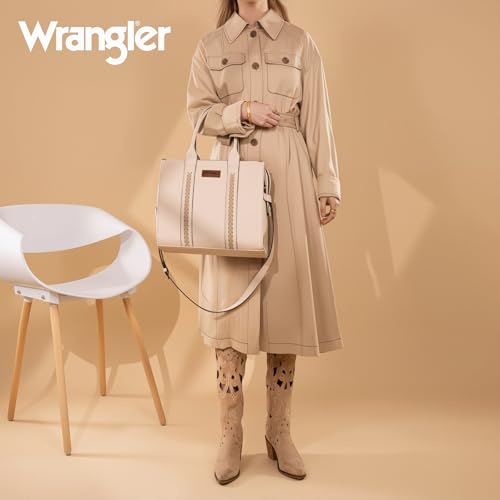 Image of Montana West x Wrangler Tote Bags Purses for Women Work Top-Handle Handbags with Strap