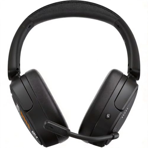 Image of NUBWO G06 Dual Wireless Gaming Headset with Microphone for PS5, PS4, PC - 23ms Low Latency Audio - 100-Hour of Playtime - 50mm Drivers (Black-Grey)