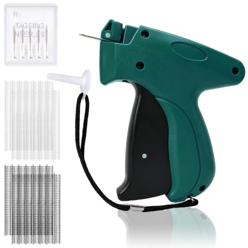 Image of Aisoso Handheld Tagging Gun for Clothes, with 3000 Fasteners, Green