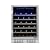 NewAir Built-In Wine Cooler and Refrigerator, 52 Bottle Capacity Fridge with Triple-Layer Tempered Glass Door, AWR-520SB